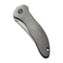 GUNMANSA Discontinued WEKNIFE Mini Synergy Flipper Knife Titanium Handle (2.93" CPM 20CV Blade) 2012A
