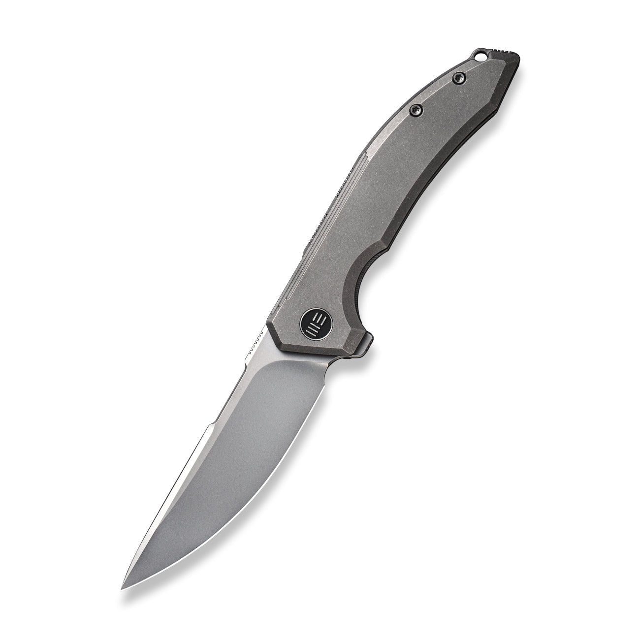 GUNMANSA Discontinued WEKNIFE Quixotic Flipper Knife Titanium Handle (3.45" CPM 20CV Blade) WE21016-1