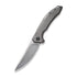 GUNMANSA Discontinued WEKNIFE Quixotic Flipper Knife Titanium Handle (3.45" CPM 20CV Blade) WE21016-1
