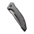 GUNMANSA Discontinued WEKNIFE Quixotic Flipper Knife Titanium Handle (3.45" CPM 20CV Blade) WE21016-1