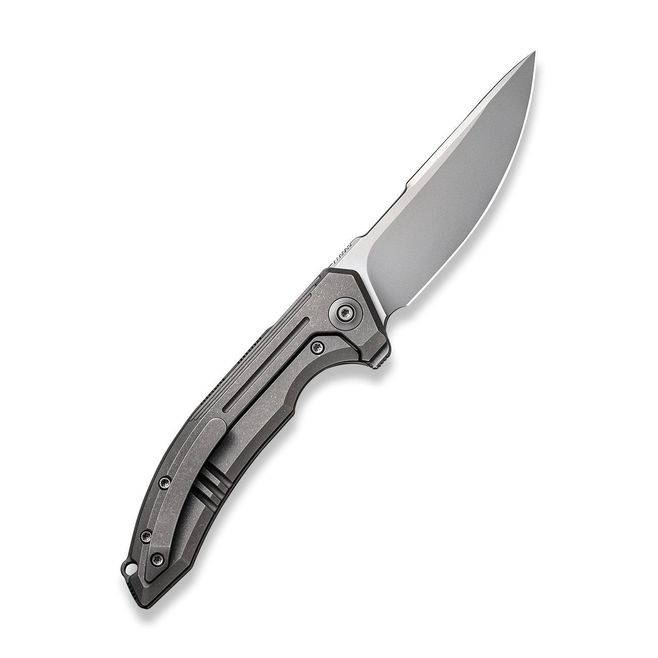 GUNMANSA Discontinued WEKNIFE Quixotic Flipper Knife Titanium Handle (3.45" CPM 20CV Blade) WE21016-1