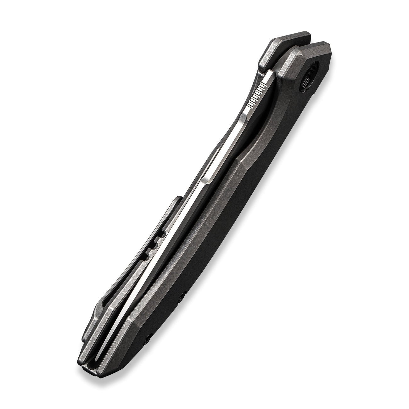 GUNMANSA Discontinued WEKNIFE Quixotic Flipper Knife Titanium Handle (3.45" CPM 20CV Blade) WE21016-1