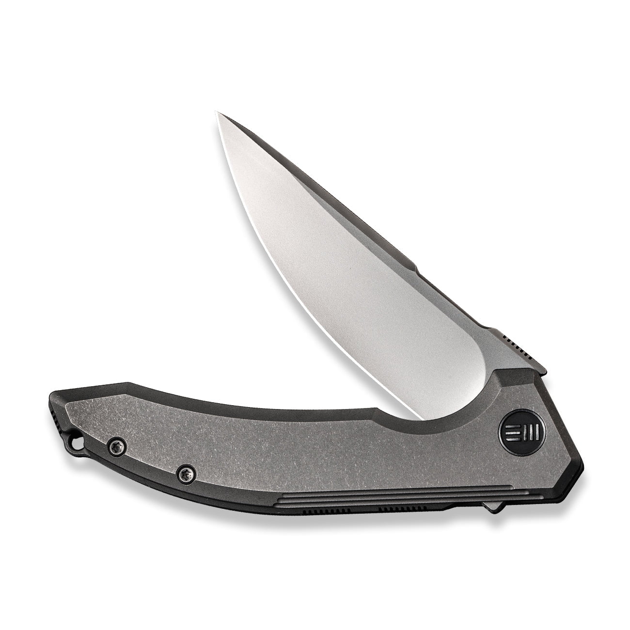 GUNMANSA Discontinued WEKNIFE Quixotic Flipper Knife Titanium Handle (3.45" CPM 20CV Blade) WE21016-1