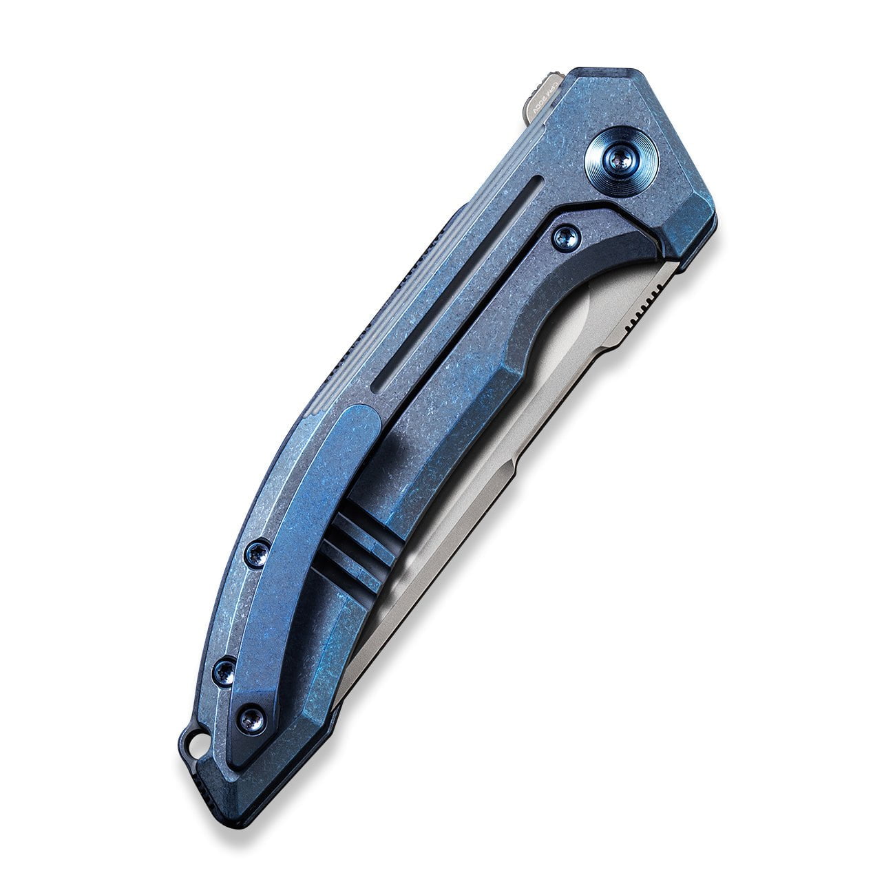 GUNMANSA Discontinued WEKNIFE Quixotic Flipper Knife Titanium Handle (3.45" CPM 20CV Blade) WE21016-3