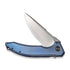 GUNMANSA Discontinued WEKNIFE Quixotic Flipper Knife Titanium Handle (3.45" CPM 20CV Blade) WE21016-3