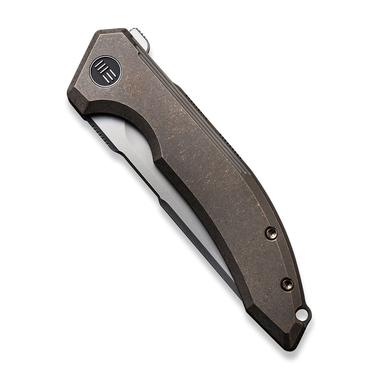 GUNMANSA Discontinued WEKNIFE Quixotic Flipper Knife Titanium Handle (3.45" CPM 20CV Blade) WE21016-5