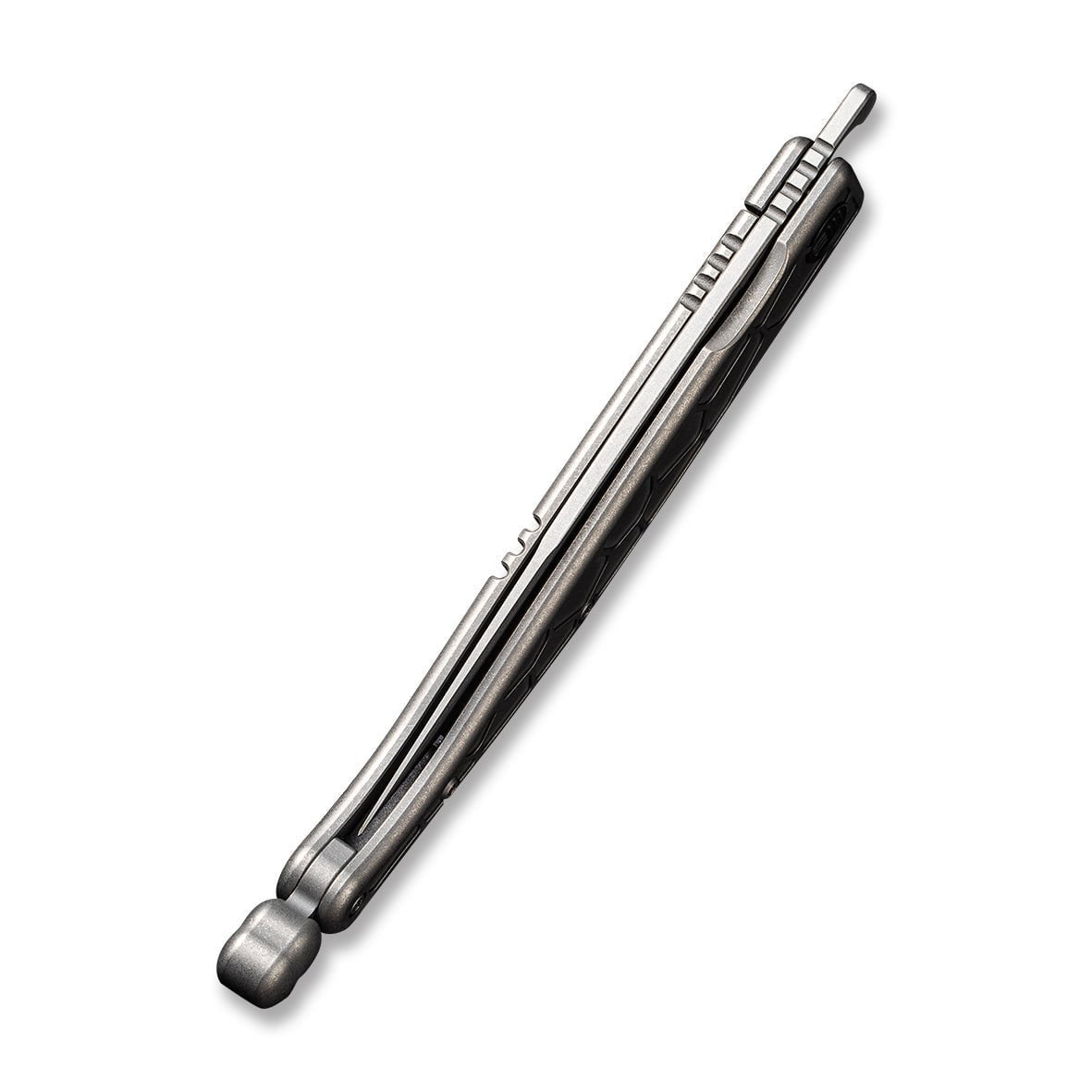 GUNMANSA Discontinued WEKNIFE Roman Front Flipper Knife Titanium Handle (3.95" CPM S35VN Blade) 2008B