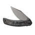 GUNMANSA Discontinued WEKNIFE Snick Flipper Knife Titanium & Carbon Fiber Handle (3.47" CPM 20CV Blade) WE19022F-2