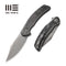 GUNMANSA Discontinued WEKNIFE Snick Flipper Knife Titanium & Carbon Fiber Handle (3.47" CPM 20CV Blade) WE19022F-2