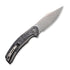 GUNMANSA Discontinued WEKNIFE Snick Flipper Knife Titanium & Carbon Fiber Handle (3.47" CPM 20CV Blade) WE19022F-2