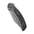 GUNMANSA Discontinued WEKNIFE Snick Flipper Knife Titanium & Carbon Fiber Handle (3.47" CPM 20CV Blade) WE19022F-2