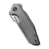GUNMANSA Discontinued WEKNIFE StarHawk Flipper Knife Titanium Handle (2.81" CPM 20CV Blade) WE21017-1