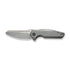 GUNMANSA Discontinued WEKNIFE StarHawk Flipper Knife Titanium Handle (2.81" CPM 20CV Blade) WE21017-1