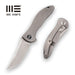GUNMANSA Discontinued WEKNIFE Synergy2 Flipper Knife Titanium Handle (3.49" M390 Blade) 912C