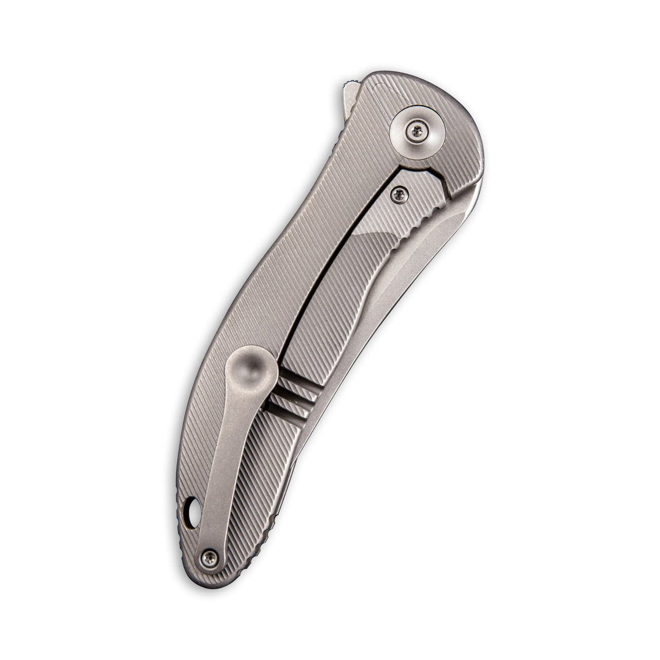 GUNMANSA Discontinued WEKNIFE Synergy2 Flipper Knife Titanium Handle (3.49" M390 Blade) 912C