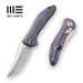 GUNMANSA Discontinued WEKNIFE Synergy2 Flipper Knife Titanium Handle (3.49" M390 Blade) 912D