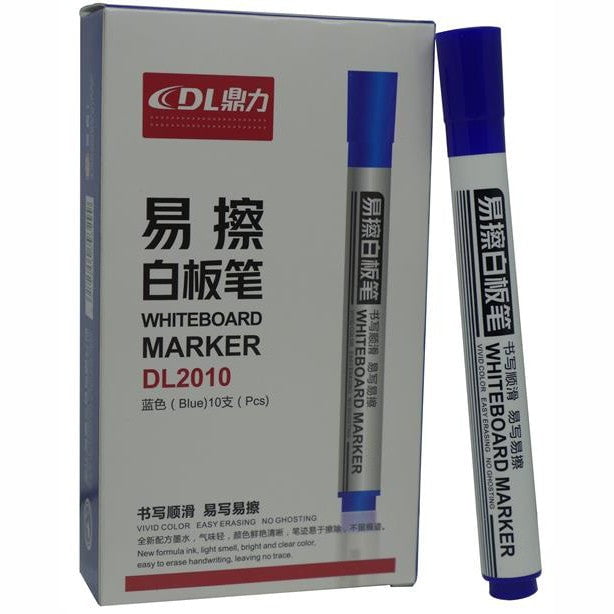 GUNMANSA DLOffice Whiteboard Marker Blue Pack of 10