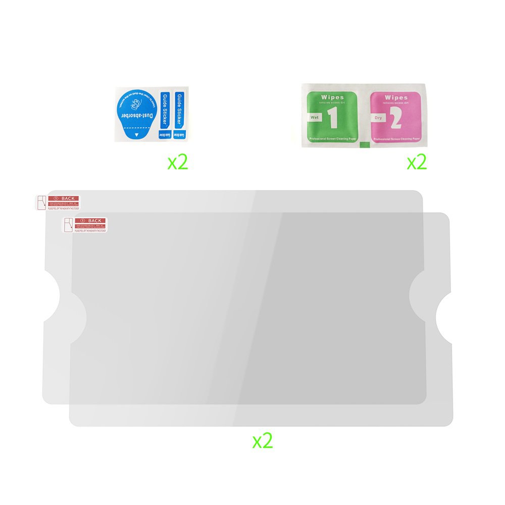 GUNMANSA DOBE TP5-3576 Compatible with PS5 Portal Screen Protector 9H Hardness 0.29mm Tempered Glass Film Ultra Clear Round Edge Screen Protector Film Anti-Scratch Anti-Fingerprint for PS5 Portal