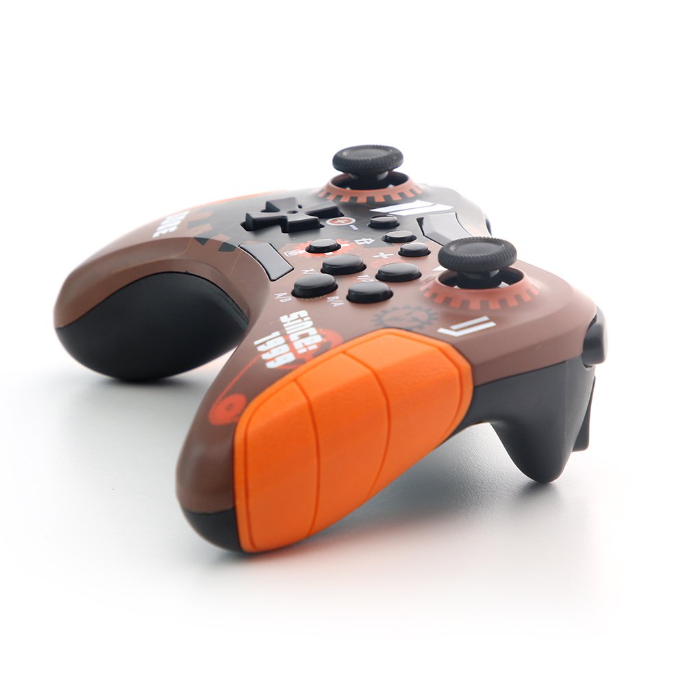 GUNMANSA DOBE TY-3839 ORANGE Multi-Platform PC Wireless Controller, Bluetooth Gaming Controller, Compatible with Switch, PS3, Android, PC, Windows and Smart TV, Built-in 6-Axis Gyro and Dual Motor Vibration (Orange)