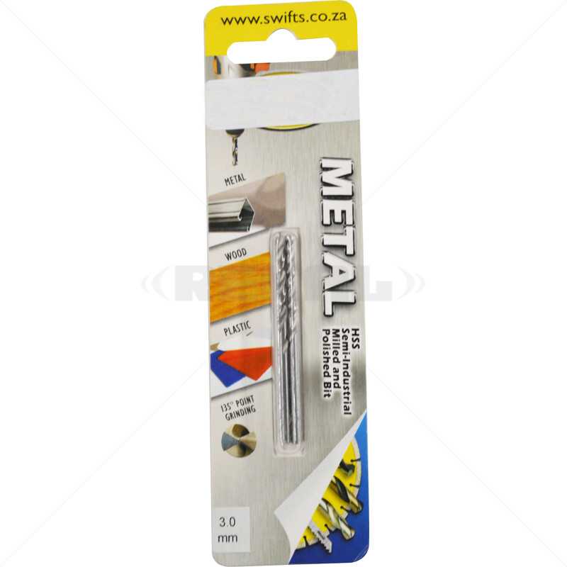 GUNMANSA Drill Bit - Steel 3.0mm each