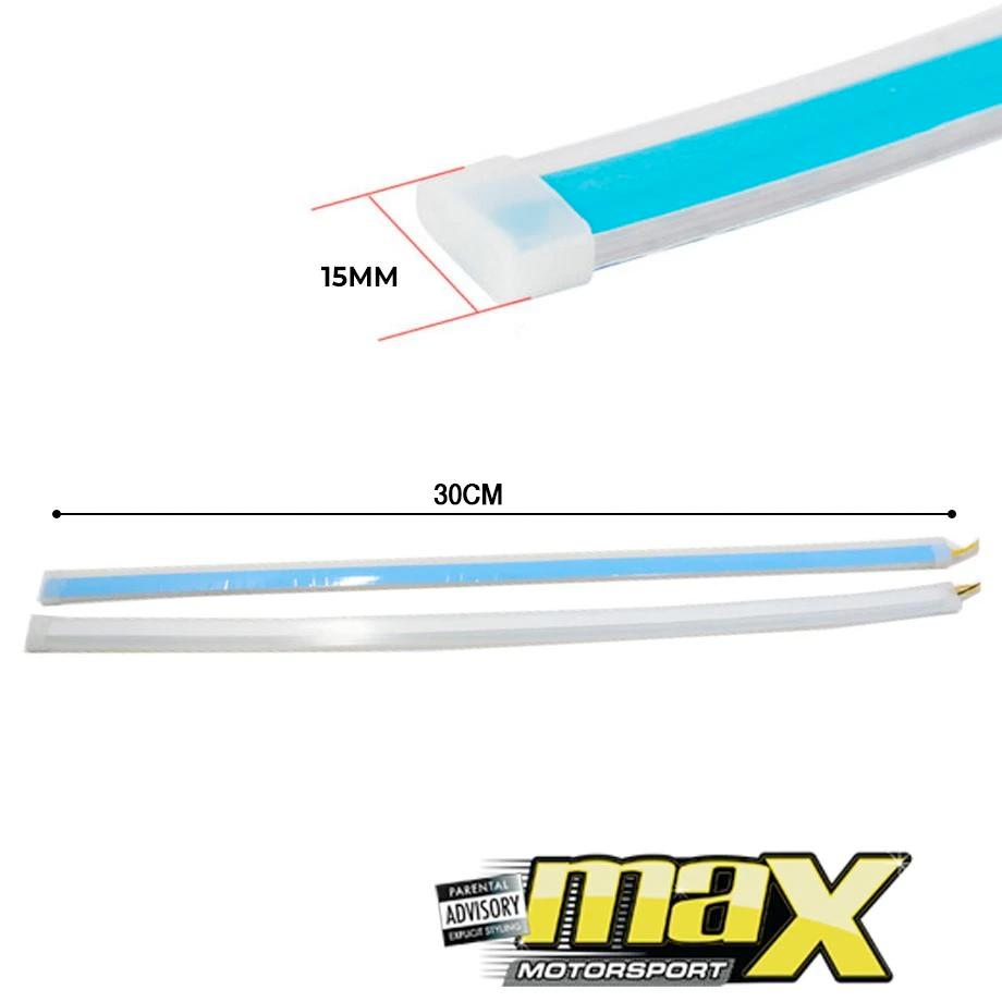 GUNMANSA DRL LED Flexi Headlight Strip With Dynamic Start Up Function & Sequential Indicator (30cm)