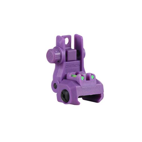 GUNMANSA DUAL PROFILE FIBER FLIP UP SIGHT PURPLE – G-03-261-2