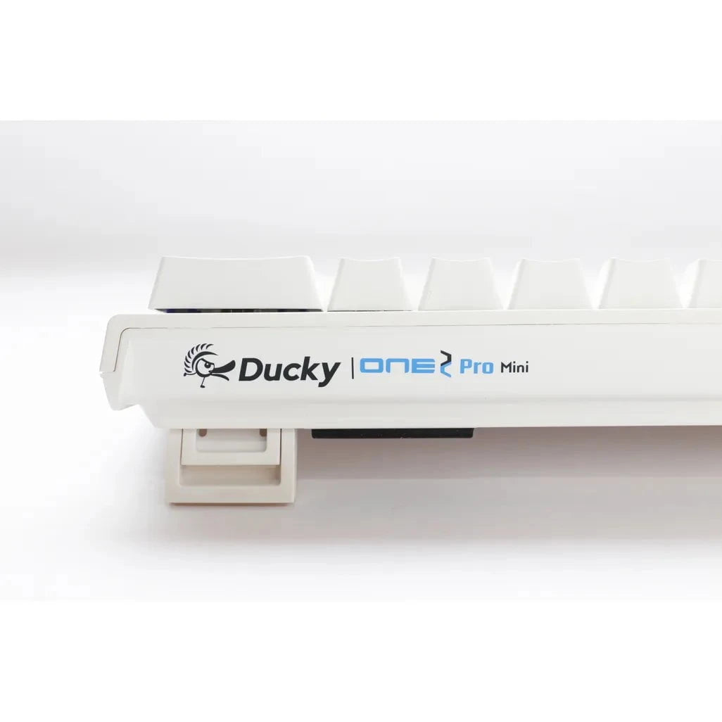 GUNMANSA Ducky Keyboard One 2 Pro 60% Mechanical Keyboard; RGB; PBT Double Shot Keycaps - White- Cherry Blue .