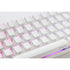 GUNMANSA Ducky Keyboard One 2 Pro 60% Mechanical Keyboard; RGB; PBT Double Shot Keycaps - White- Cherry Brown .