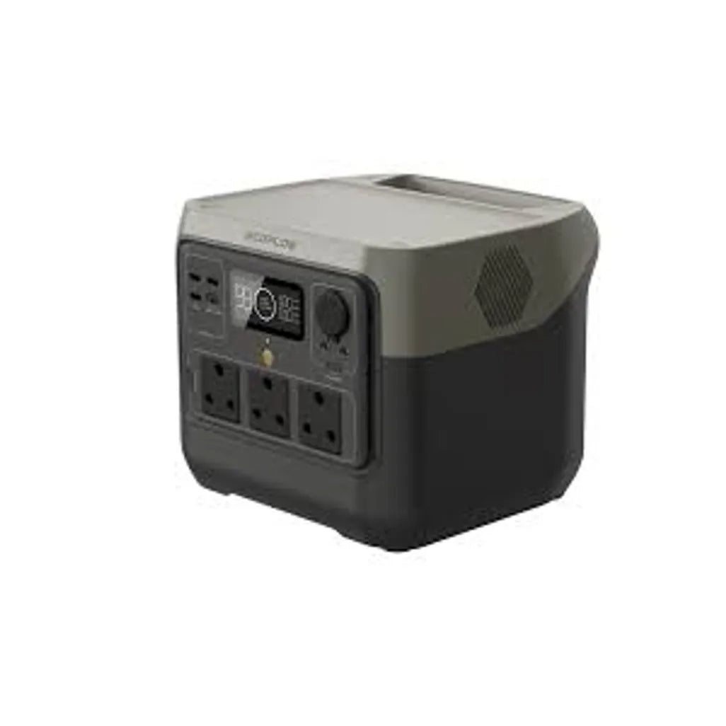 GUNMANSA ECOFLOW RIVER 2 PRO Portable Power Station 768Wh battery 800W output 220W Solar Charger - SA Socket