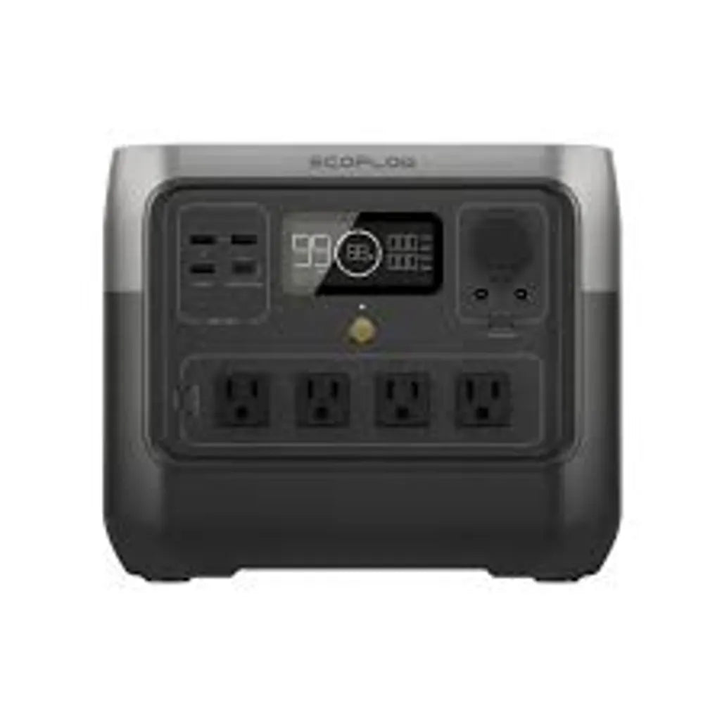 GUNMANSA ECOFLOW RIVER 2 PRO Portable Power Station 768Wh battery 800W output 220W Solar Charger - SA Socket