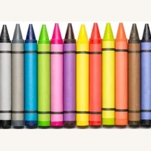 GUNMANSA Edo Wax Crayons 8mm Pack Of 12