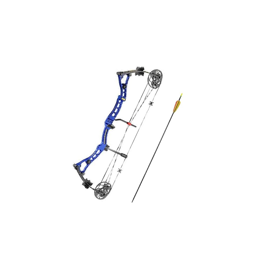 GUNMANSA EK Archery Axis Compound Bow 30-70LB – Blue CO-39U Combo