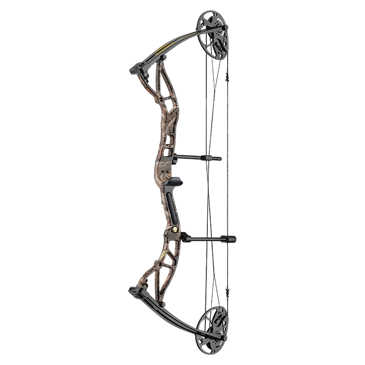 GUNMANSA EK Archery Exterminator Compound Bow 15-70LB Folium Camo Riser Bow Only CO-035F