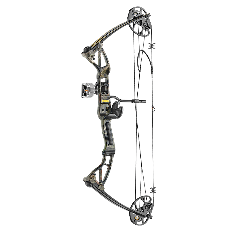GUNMANSA EK Archery Rex Quad Limbs 20-65LB Folium Camo Riser Limbs-clamshell CO-029F Compound Bow