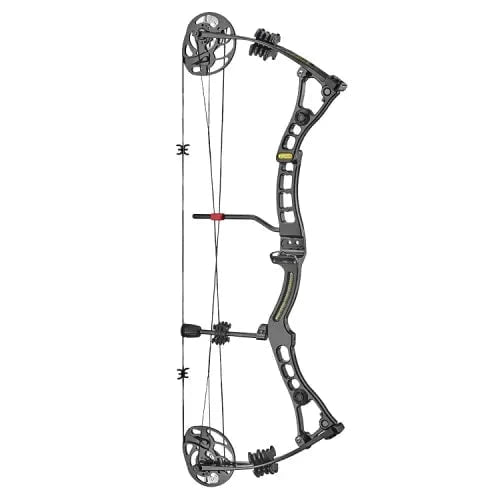 GUNMANSA EK Axis 2.5 Riser Compound Bow 30-70LBS Black Left Hand- CO-039LBP