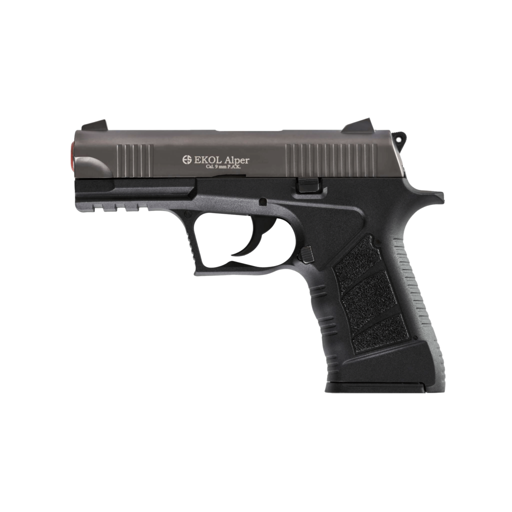 GUNMANSA Ekol ALP Fumed Blank/Pepper Gun (Semi Auto|14+1|9mm PAK)