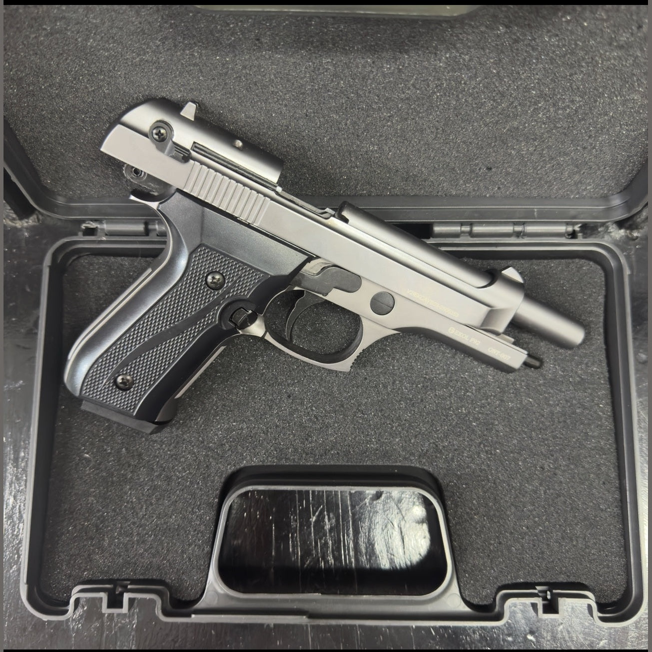 GUNMANSA Ekol F92 Magnum Fumed Blank/Pepper Gun (Semi Auto|17+1|9mm PAK)