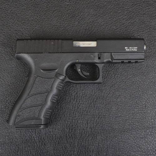 GUNMANSA Ekol Gediz Glock 19 Black Blank/Pepper Gun (Semi Auto|14+1|9mm Pak)