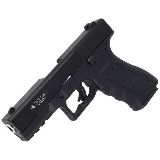 GUNMANSA Ekol Gediz Glock 19 Black Blank/Pepper Gun (Semi Auto|14+1|9mm Pak)