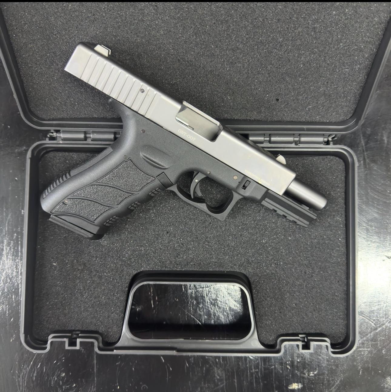 GUNMANSA Ekol Gediz Glock 19 Fumed Blank/Pepper Gun (Semi Auto|14+1|9mm Pak)