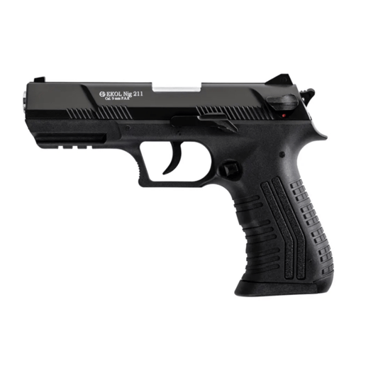 GUNMANSA Ekol Nig 211 Black Blank/Pepper Gun (Semi Auto/17+1/9mm PAK)