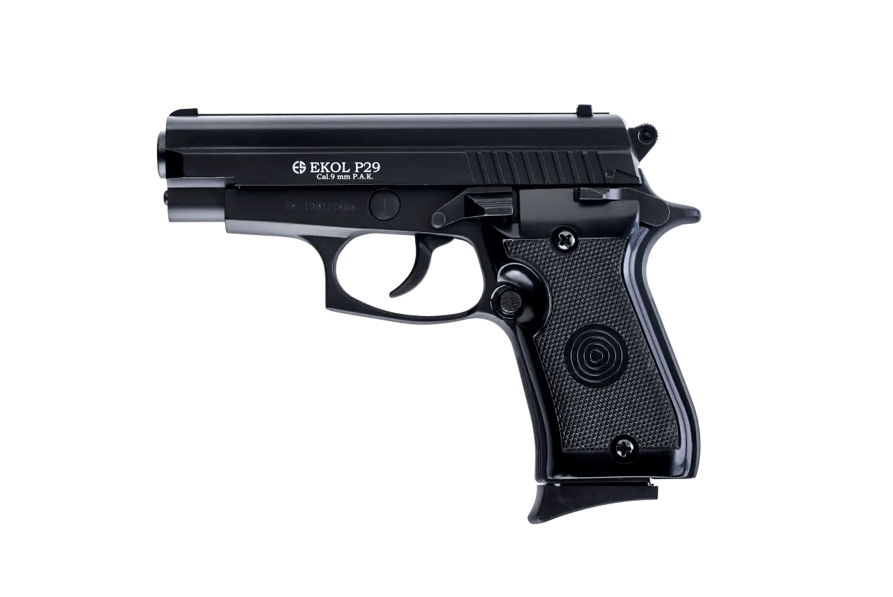 GUNMANSA Ekol P29 Black Blank/Pepper Gun (Semi Auto/8+1/9mm PAK)