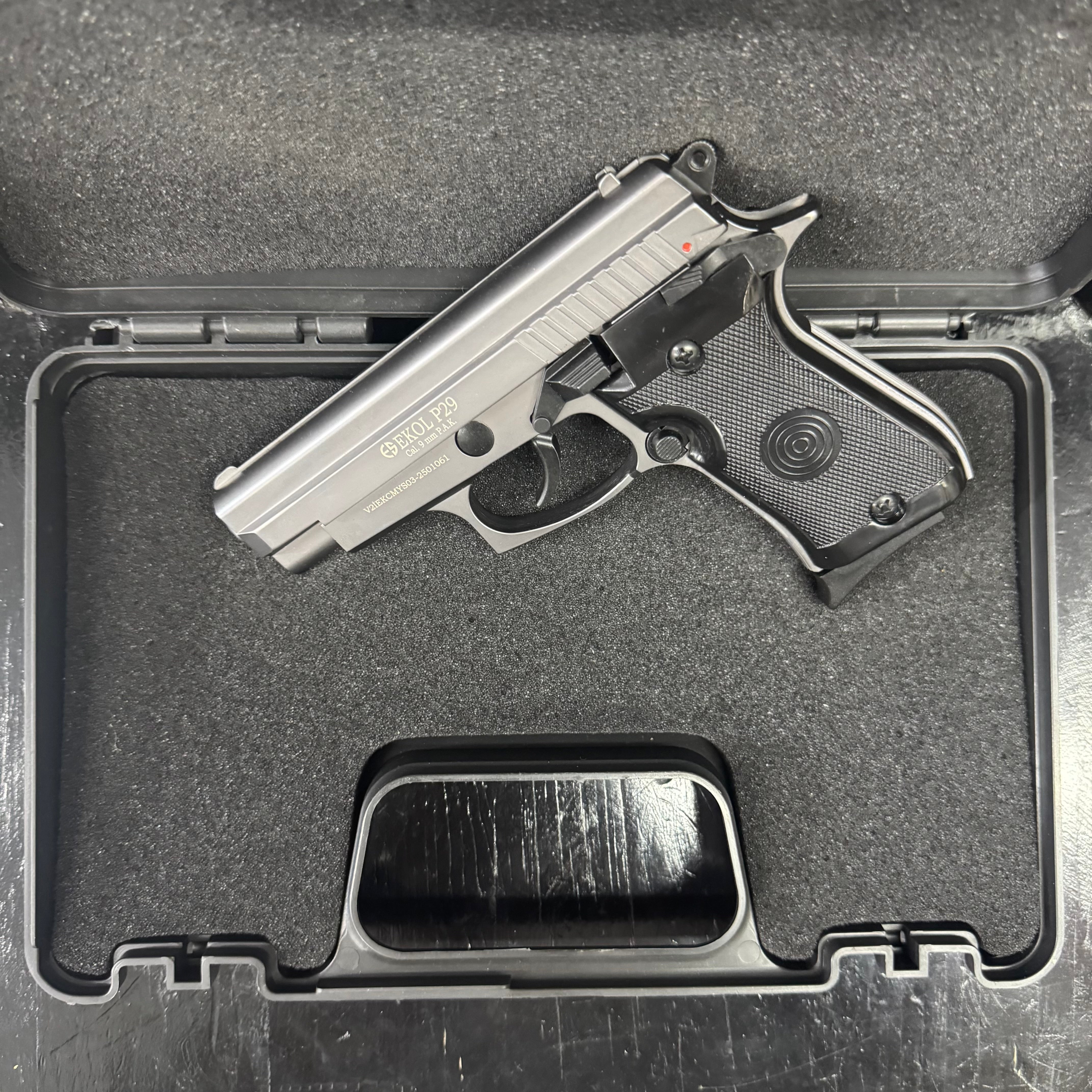 GUNMANSA Ekol P29 Fumed Blank/Pepper Gun (Semi Auto/8+1/9mm PAK)