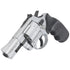 GUNMANSA Ekol Viper Shiny Chrome 2.5" Blank/Pepper Gun (Semi Auto|6 Rounds|9mm PAK|Revolver)
