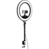 GUNMANSA Elgato Ring Light - Brightness - 2500 Lumens (adjustable); Color Range 2900 - 7000K; Connection: 2.4 GHz / 5 GHz; 802.11 a/b/g/n