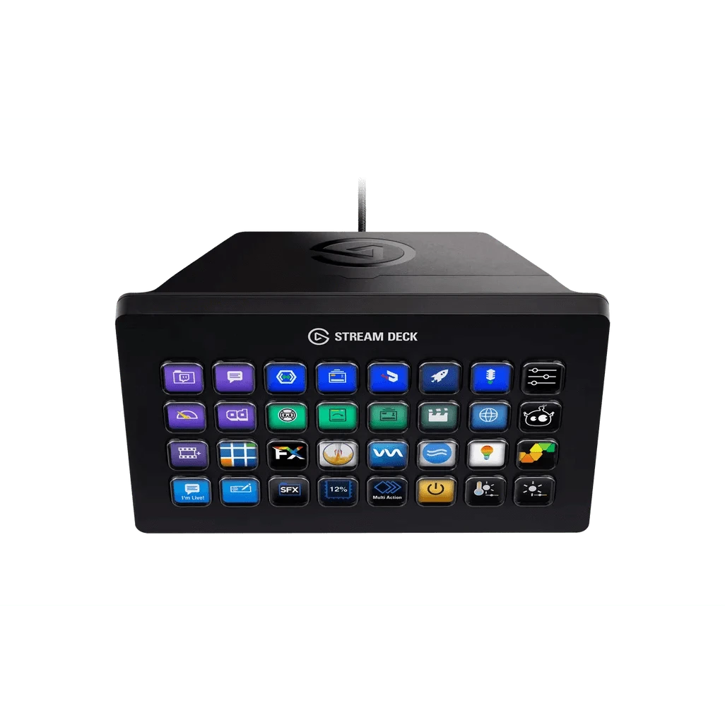 GUNMANSA Elgato Stream Deck XL, Black, 32 buttons