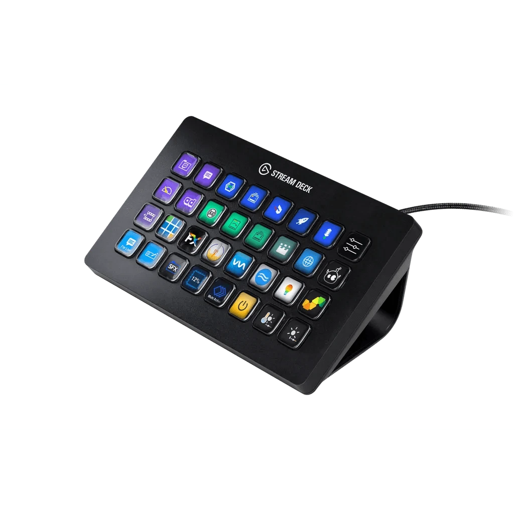 GUNMANSA Elgato Stream Deck XL, Black, 32 buttons