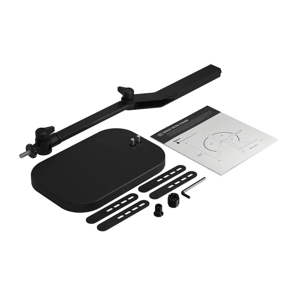 GUNMANSA Elgato Wave Desk Stand - 1kg Load; 216mm horizontal reach