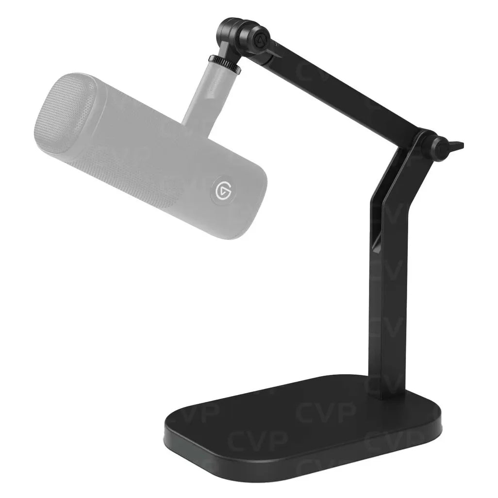 GUNMANSA Elgato Wave Desk Stand - 1kg Load; 216mm horizontal reach; 411mm vertical reach; 275° arm rotation; 360° head rotation.