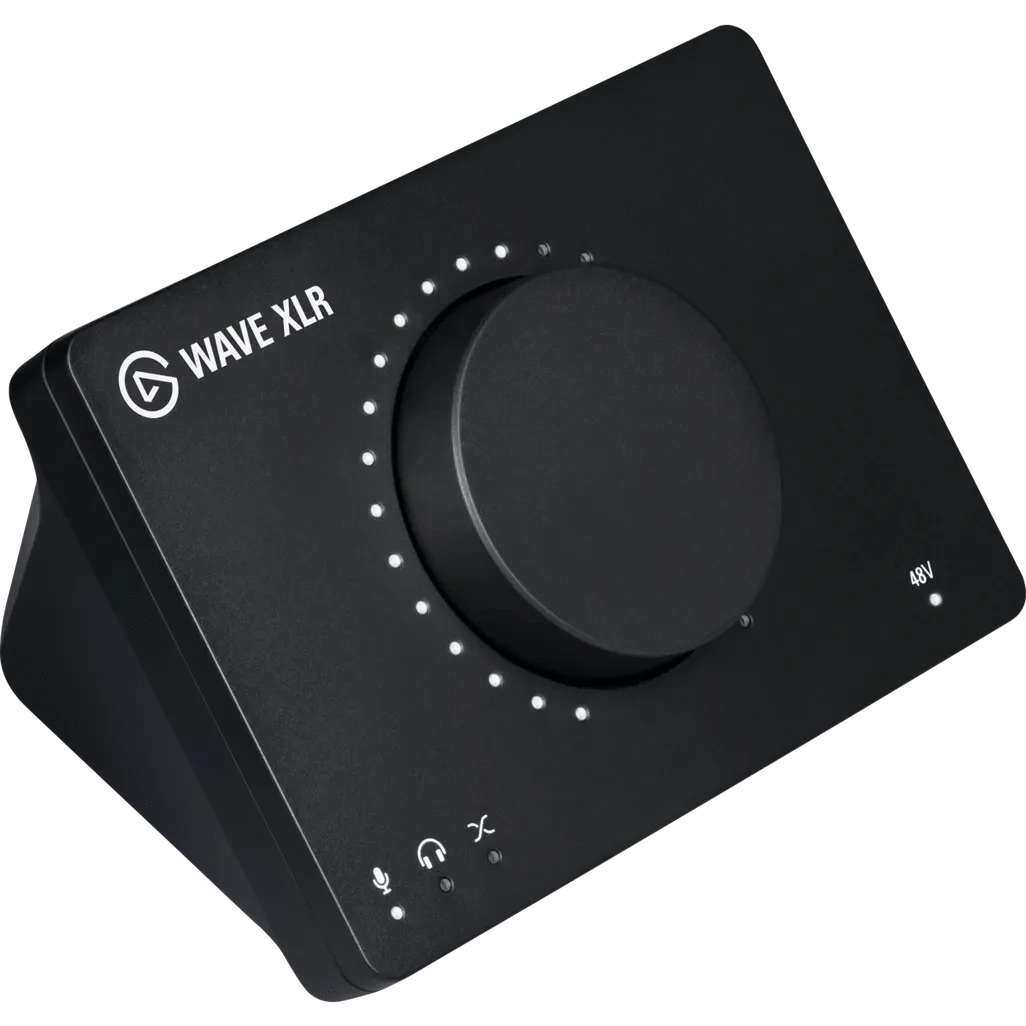 GUNMANSA Elgato Wave XLR, Desktop, XLR, 3.5mm, Black